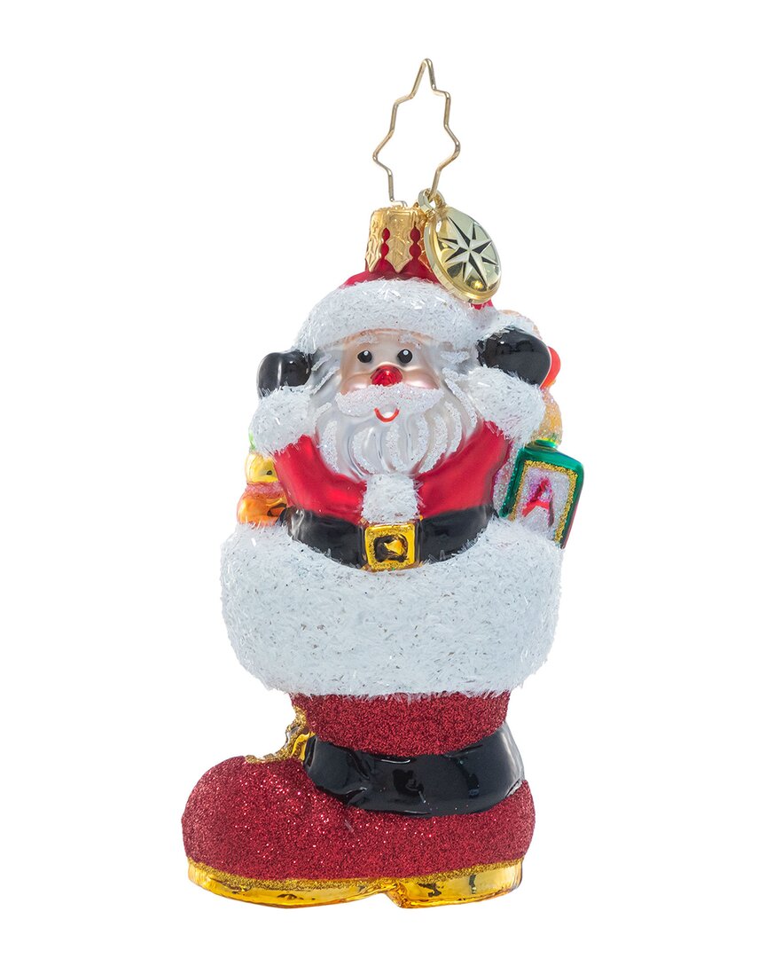 Shop Christopher Radko Baby's Got The Boot Of Loot Gem Christmas Ornament