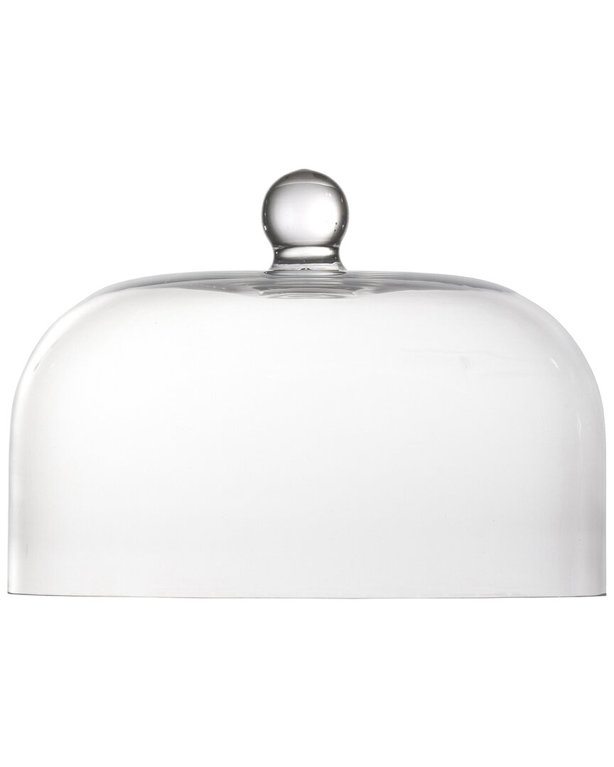 Fortessa Jupiter Glass Dome For Cake Stand In Transparent