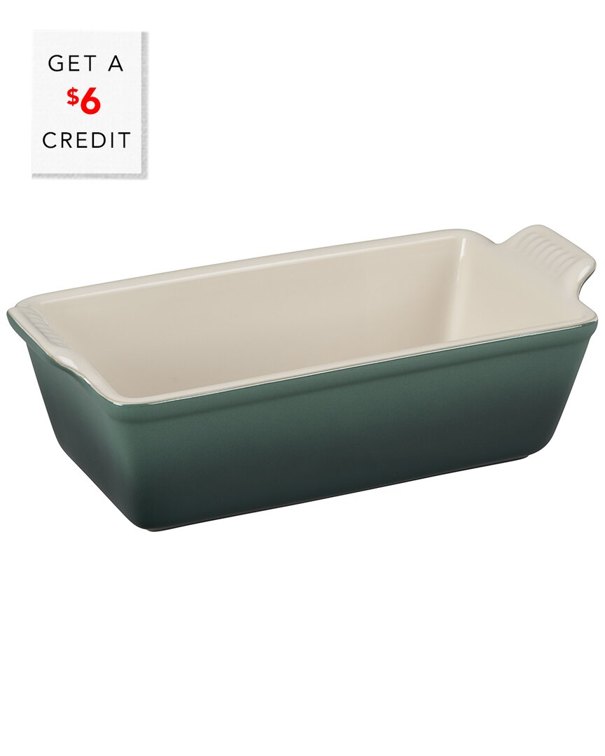 Le Creuset Heritage 1.5 Qt. Loaf Pan In Green