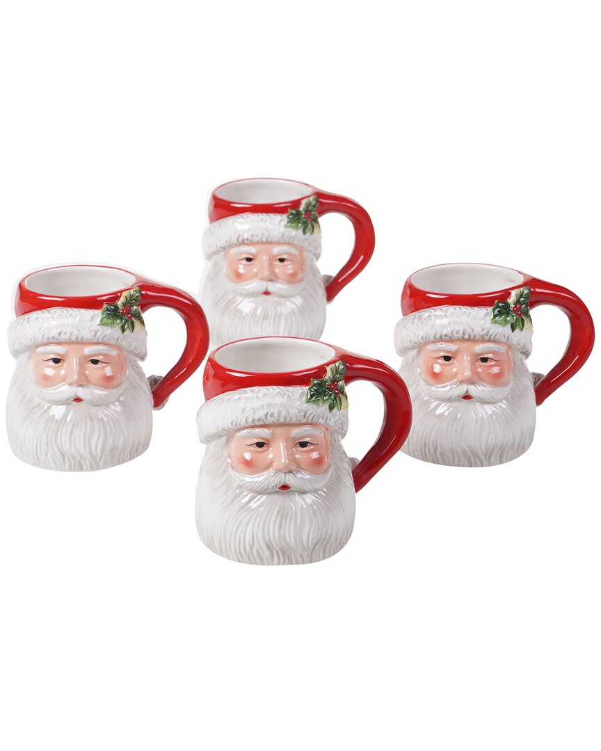 Certified International Magic Of Christmas Mugs (set Of 4)