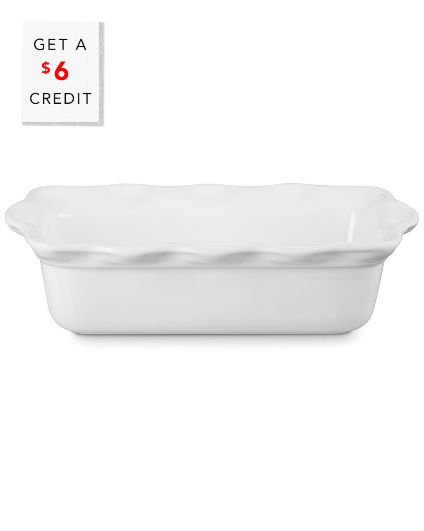 Le Creuset Heritage Stoneware 9-inch Fluted Loaf Pan
