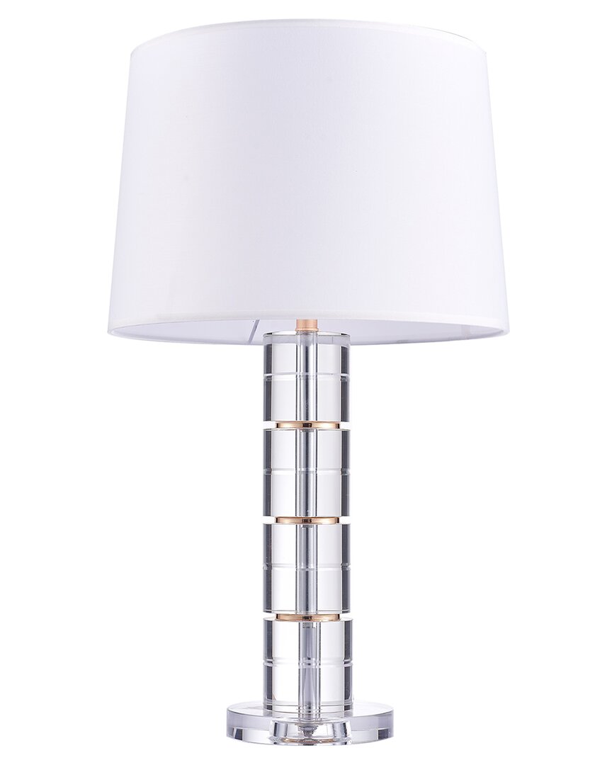 Pasargad Home Regal Catalina White Table Lamp
