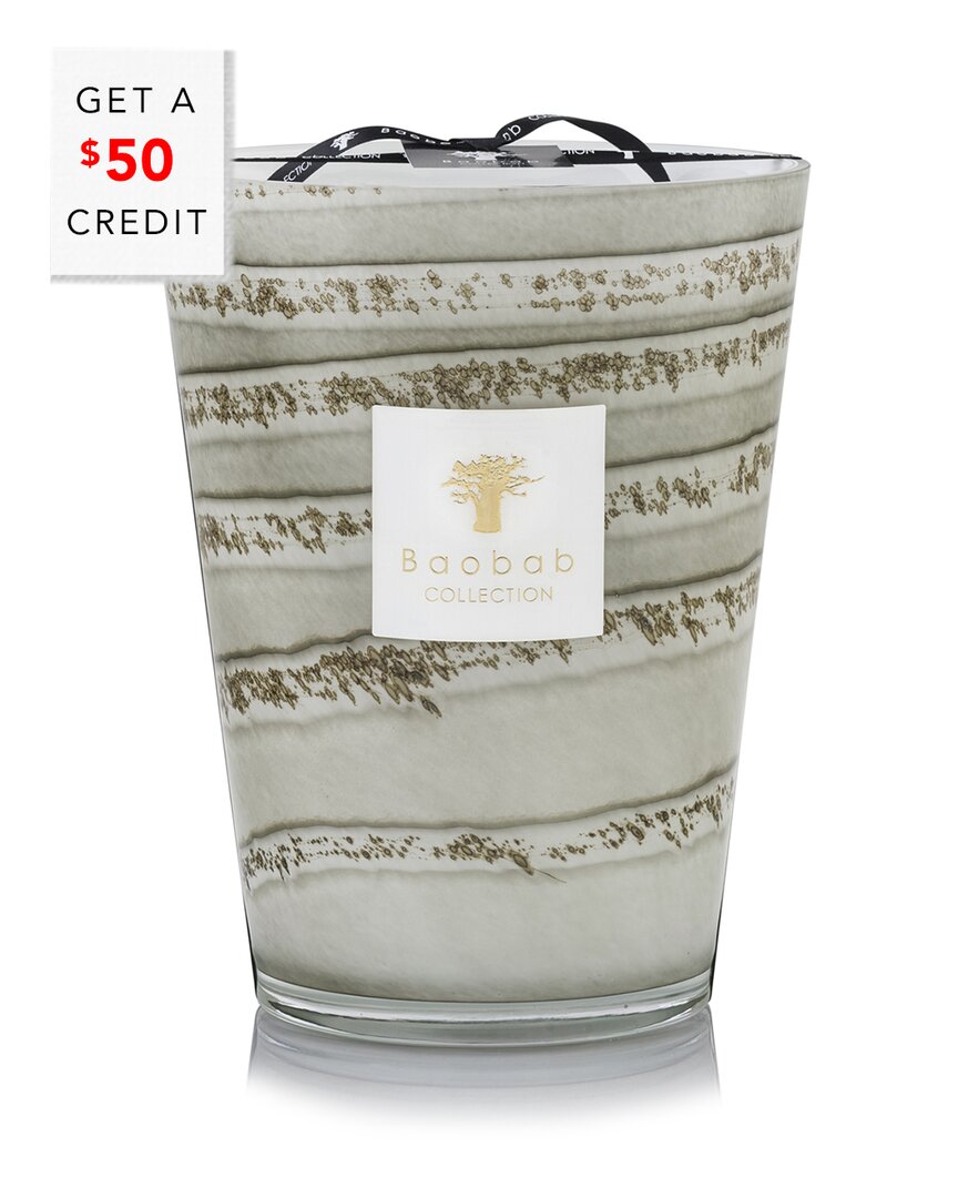 Baobab Collection Sand Atacama Scented Candle Max 24 With $50 Credit In Gray