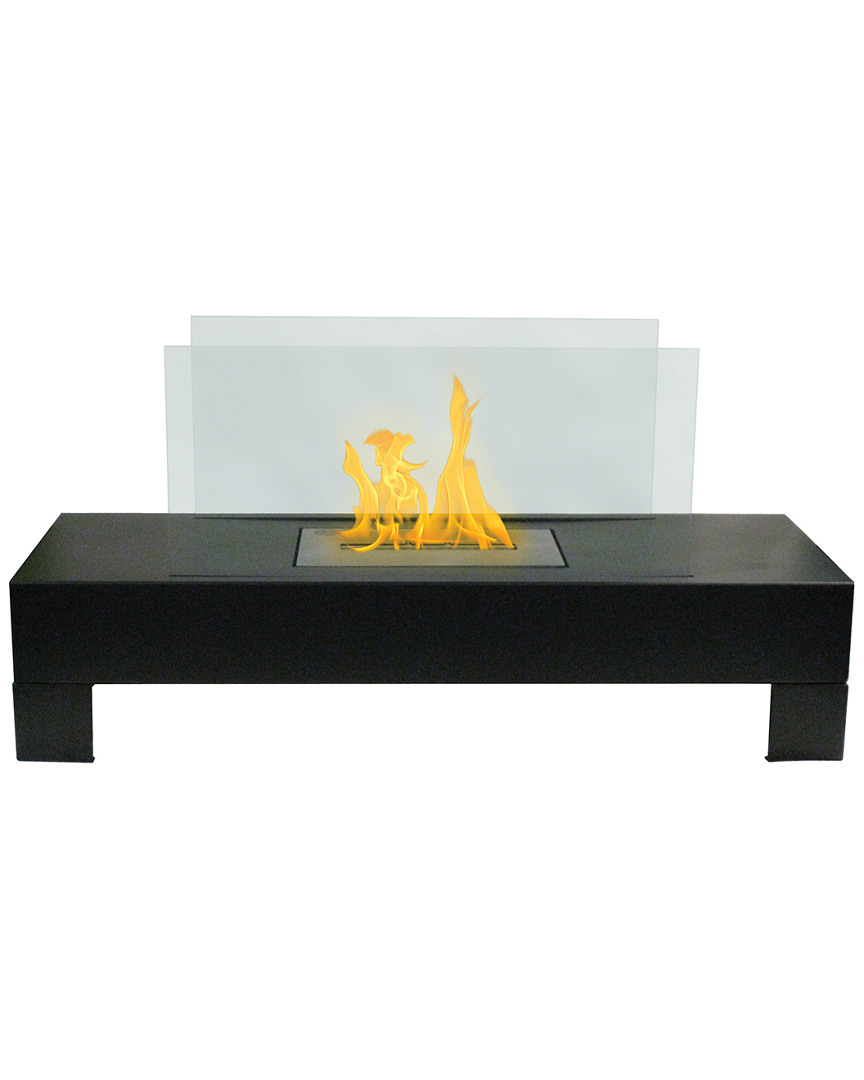 Anywhere Fireplaces Gramercy Glass & Metal Fireplace
