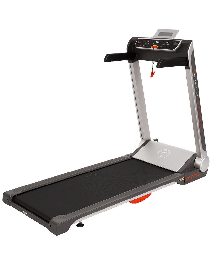 Sunny Health & Fitness Strider Treadmill With 20in Wide Lopro Deck
