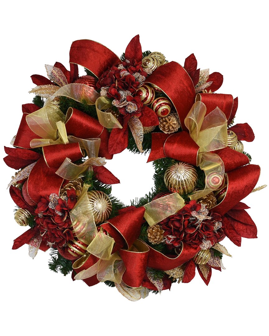 Creative Displays 30in Holiday Wreath In Red