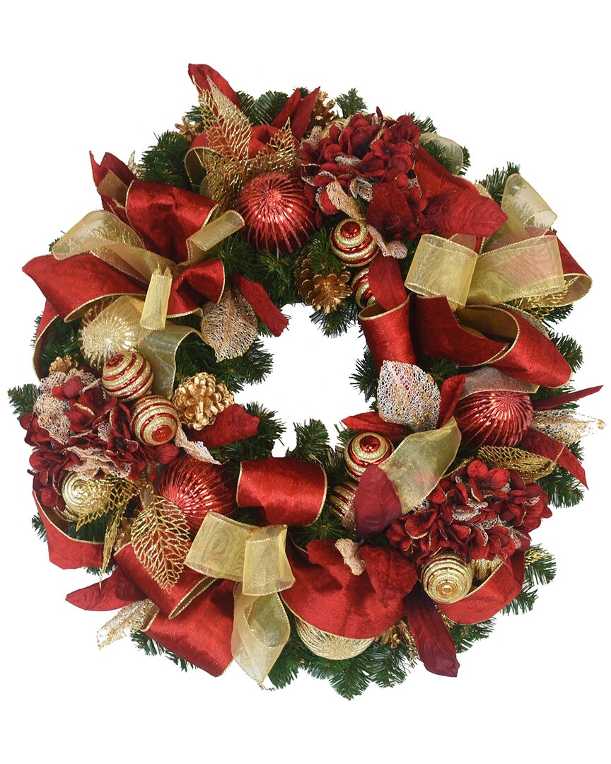 Creative Displays 30in Holiday Wreath In Red