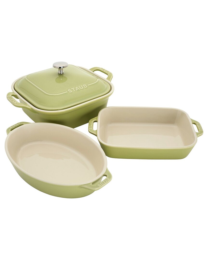 Staub 4-piece Ceramic Baking Dish Set