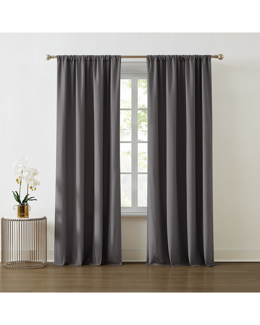 Truly Soft Everyday Window Curtain In Gray