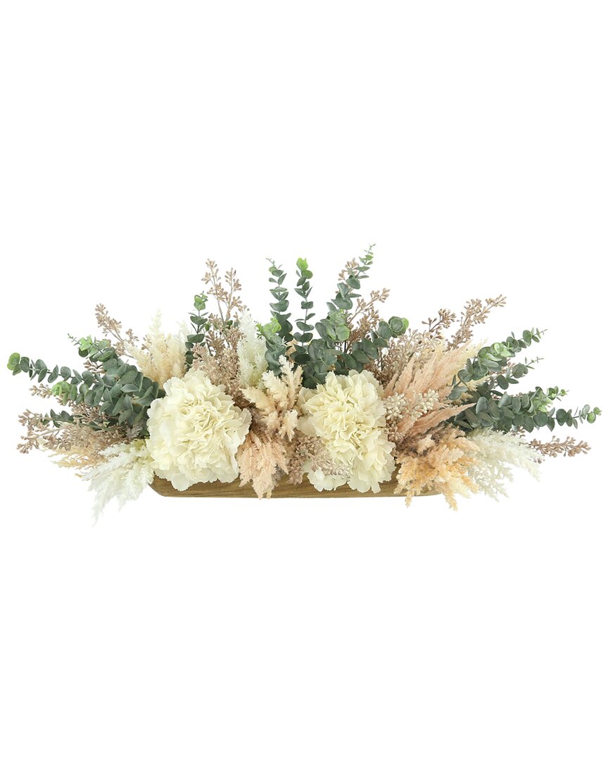 Creative Displays Assorted Pampas Floral Arrangement With Eucalyptus In Cream