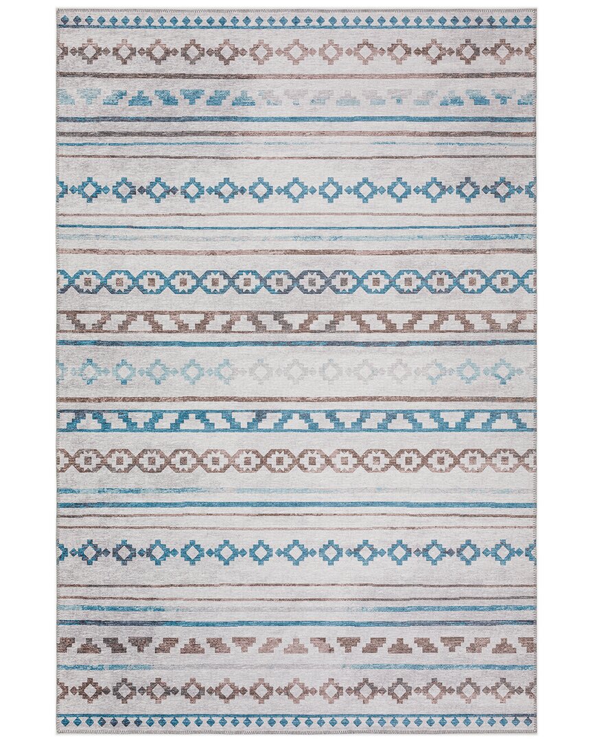 Addison Rugs Yuma Indoor/outdoor Washable Rug In Gray