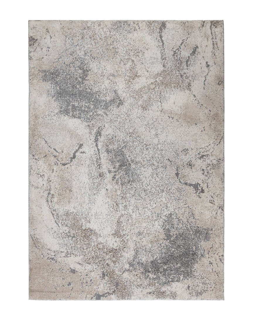 Ar Rugs Yasmin Ester Abstract Runner Rug In Cream
