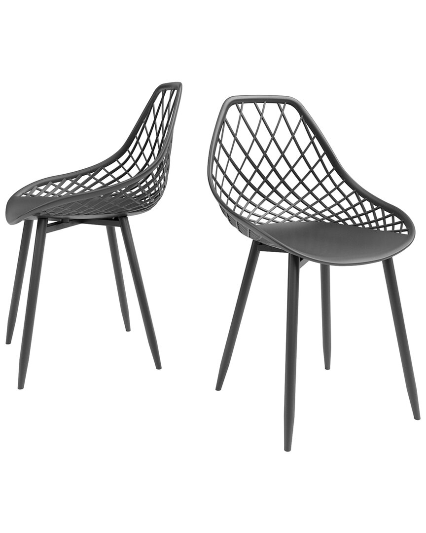 Jamesdar Set Of 2 Kurv Dining Chairs