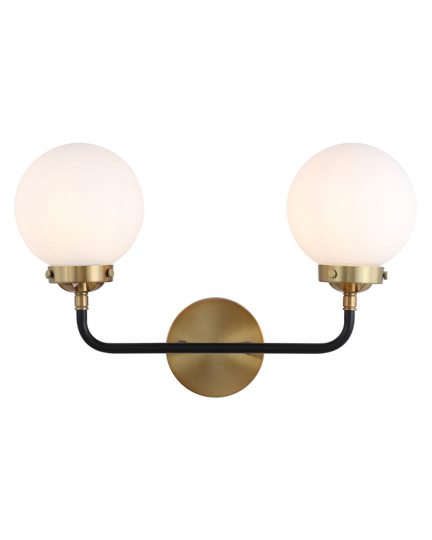 Jonathan Y Designs Caleb 2-light 18in Brass Wall Sconce