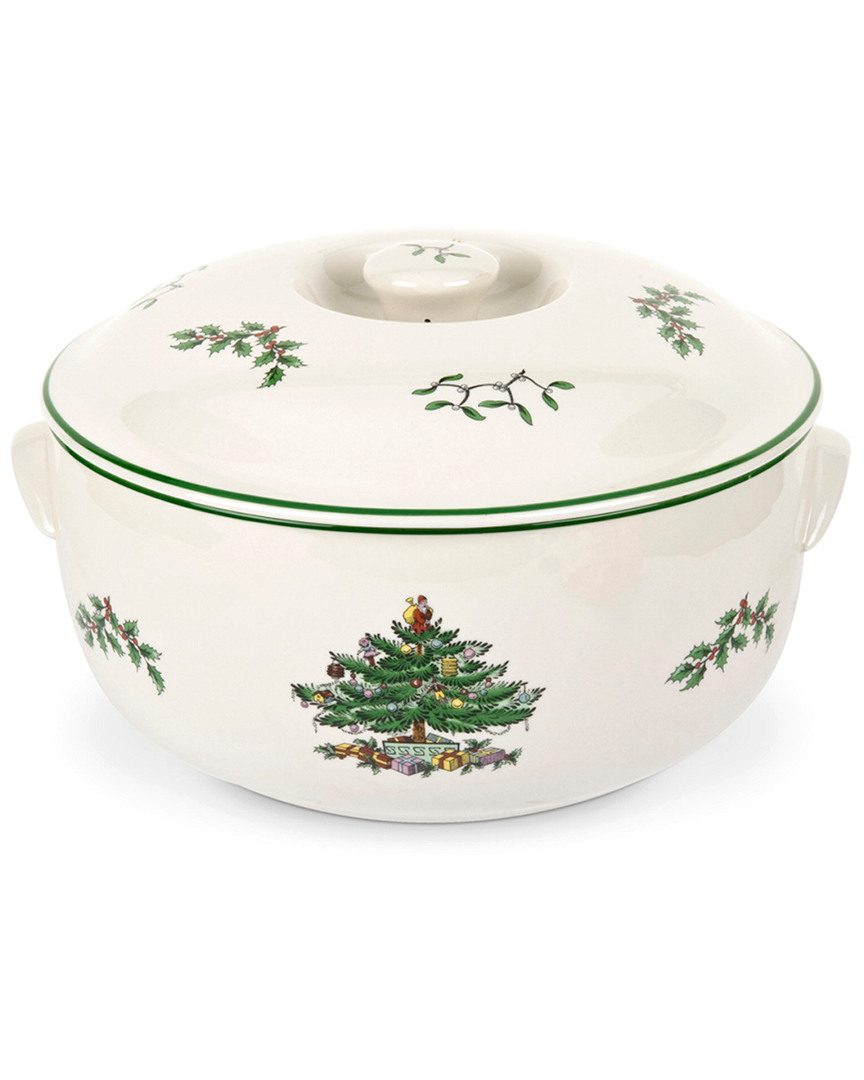 SPODE SPODE CHRISTMAS TREE 2.5QT ROUND COVERED CASSEROLE
