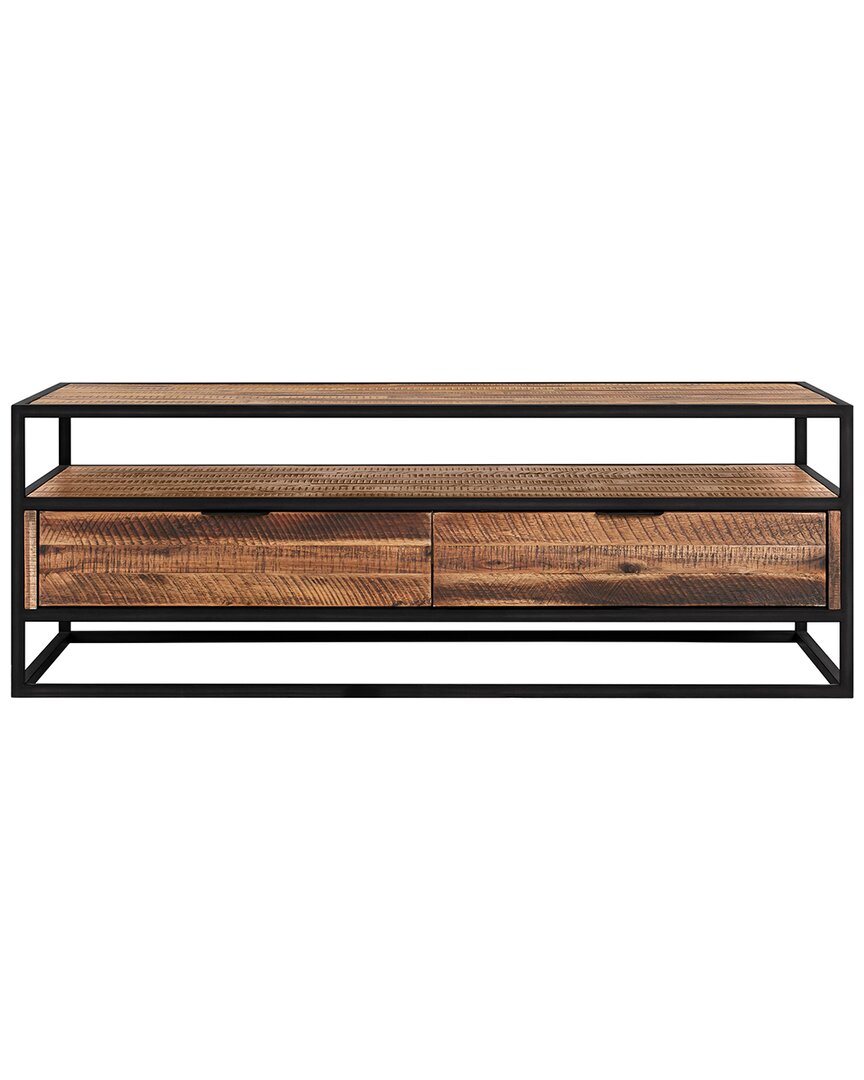 Armen Living Ludgate Rectangle Coffee Table In Black