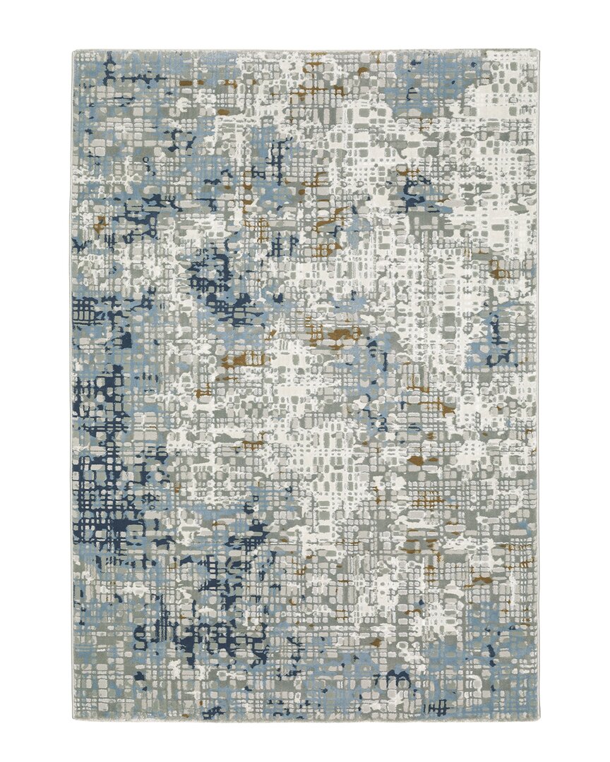 Shop Stylehaven Emma Contemporary Abstract Area Rug In Blue