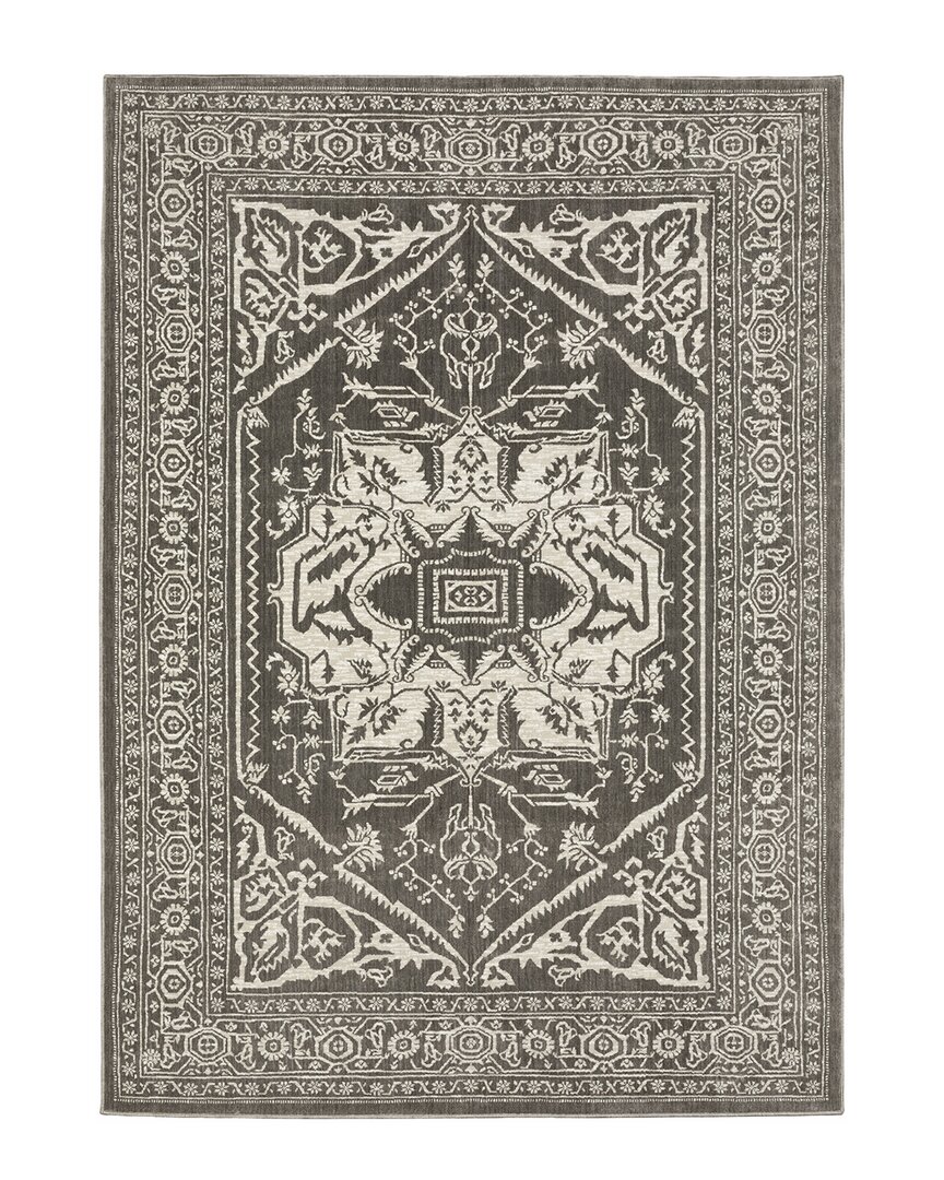Stylehaven Irondale Two-tone Medallion Area Rug In Grey