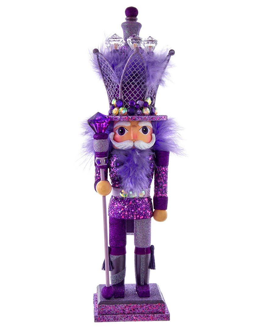 Kurt Adler Hollywood Nutcrackers Nutcracker In Purple