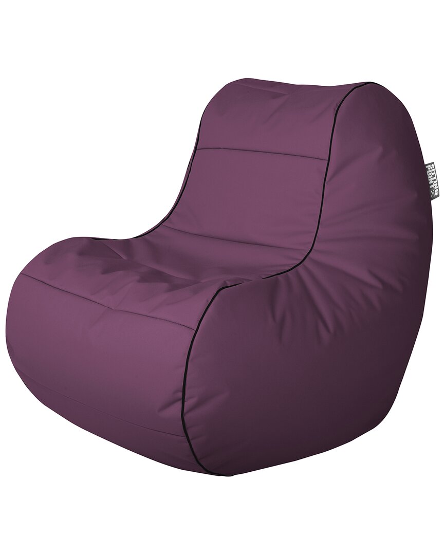 Gouchee Home Chillybean Bean Bag Chair In Purple