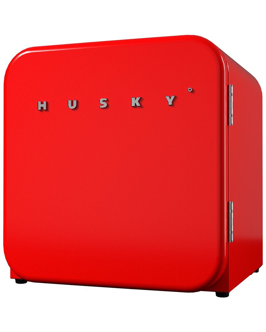 Husky Retro Medium Mini Fridge In Red