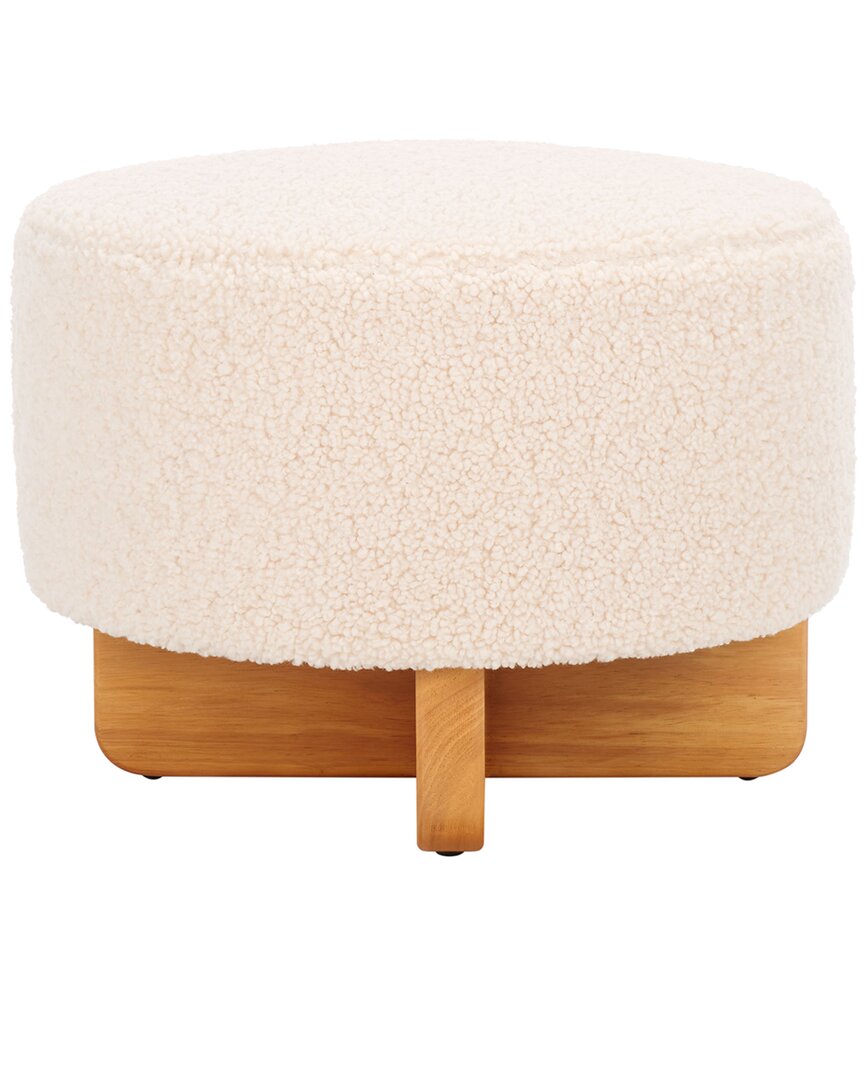 Safavieh Riah Boucle Round Ottoman