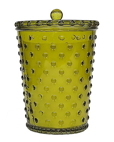 Simpatico Grande Fir Grapefruit Hobnail Glass Candle