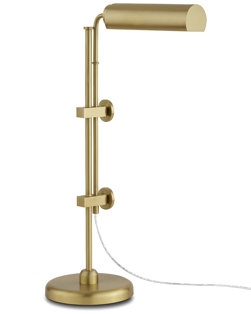 Shop Currey & Company 23in Gold Satire Led Table Lamp