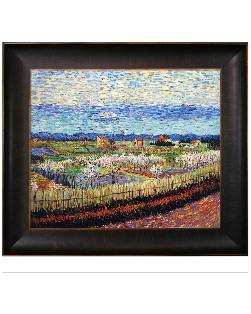 Overstock Art Peach Trees In Blossom By Vincent Van Gogh