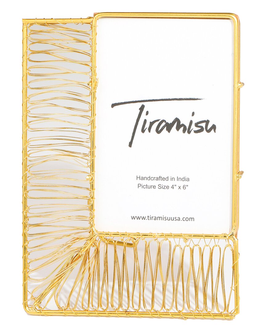 Tiramisu Golden Current Picture Frame In Gold