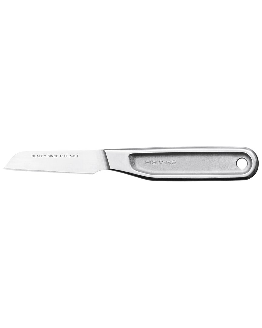 Fiskars All Steel Peeling Knife In White