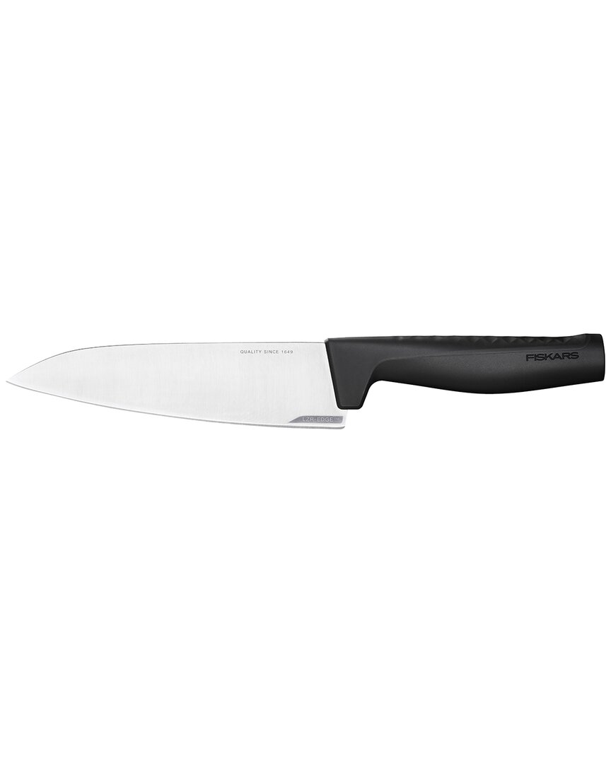 Fiskars Hard Edge Medium Cook's Knife In Black