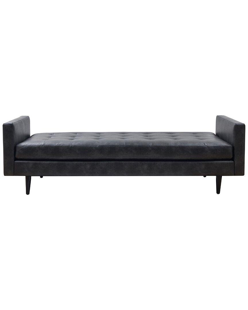 Shop Safavieh Couture Francine Upholstered Bench In Grey