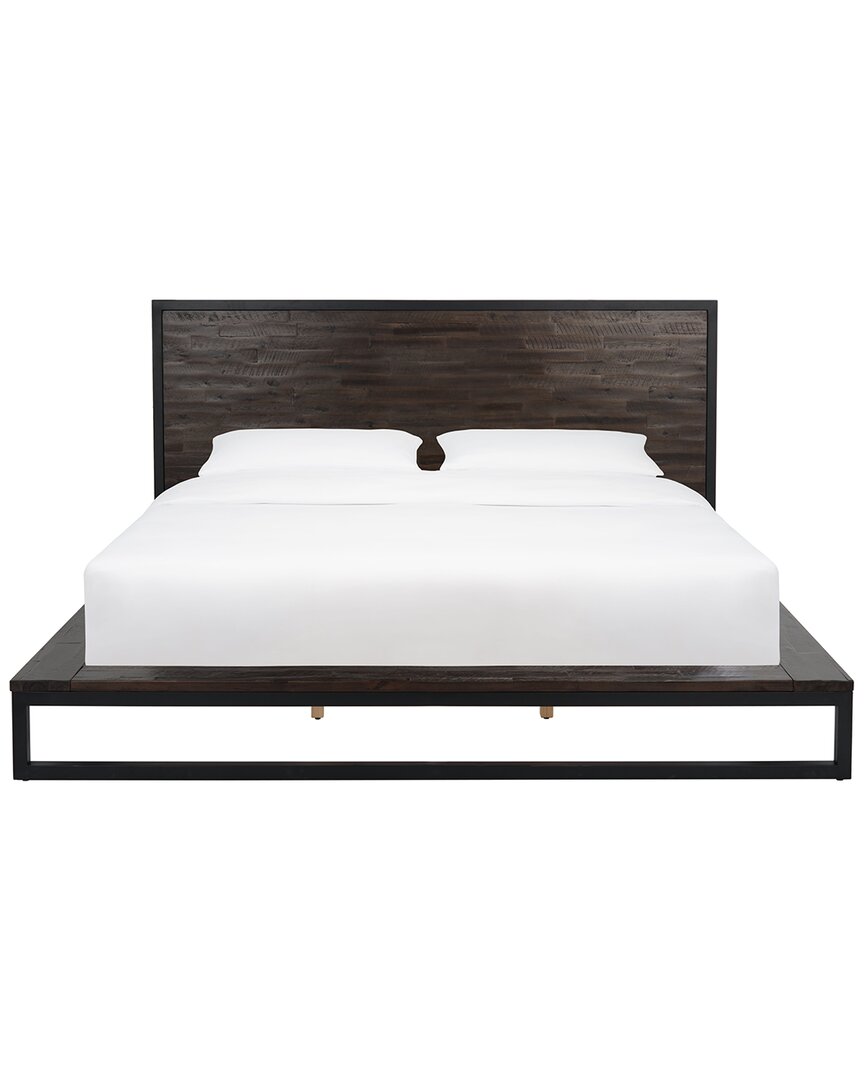 Safavieh Couture Emmarose Platform King Bed In Chocolate