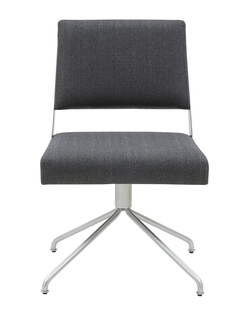 Safavieh Couture Emmeline Swivel Office Chair In Slate