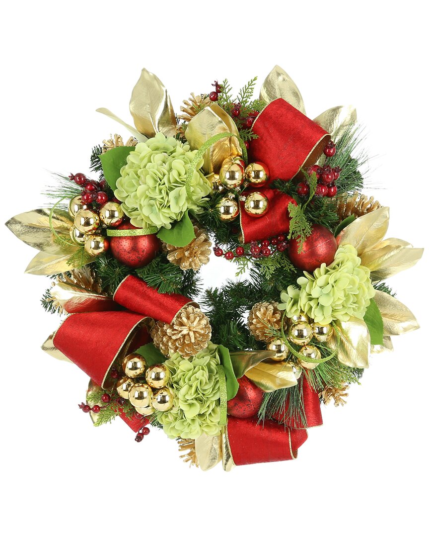 Creative Displays 26in Holiday Wreath In Red