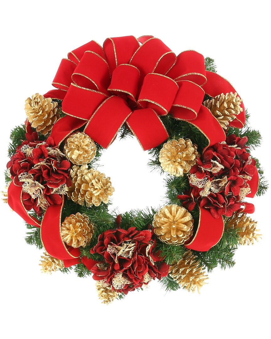 Creative Displays 26in Holiday Wreath In Green