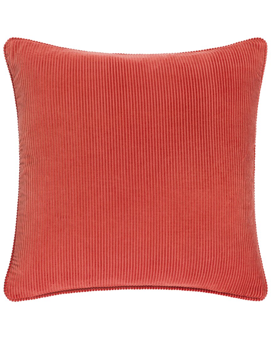 Surya Corduroy Pillow Cover In Burnt Orange
