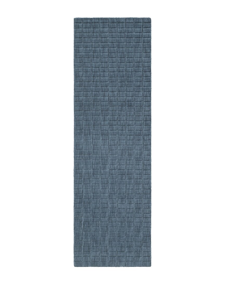 Obeetee Luna Wool Rug In Blue