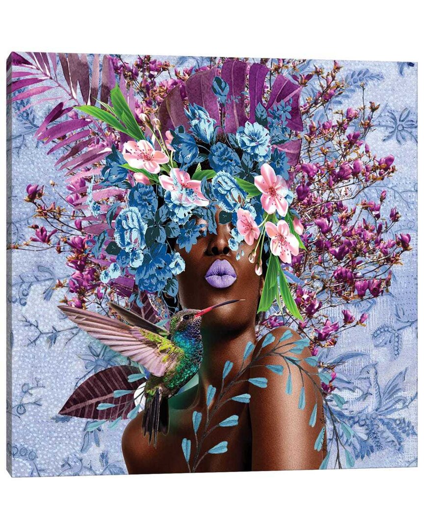 Icanvas Women In Bloom - Purplicious By Yvonne Coleman Burney Wall Art