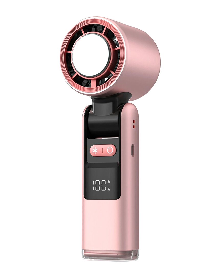 Kenro Mini Portable Folding Fan In Pink