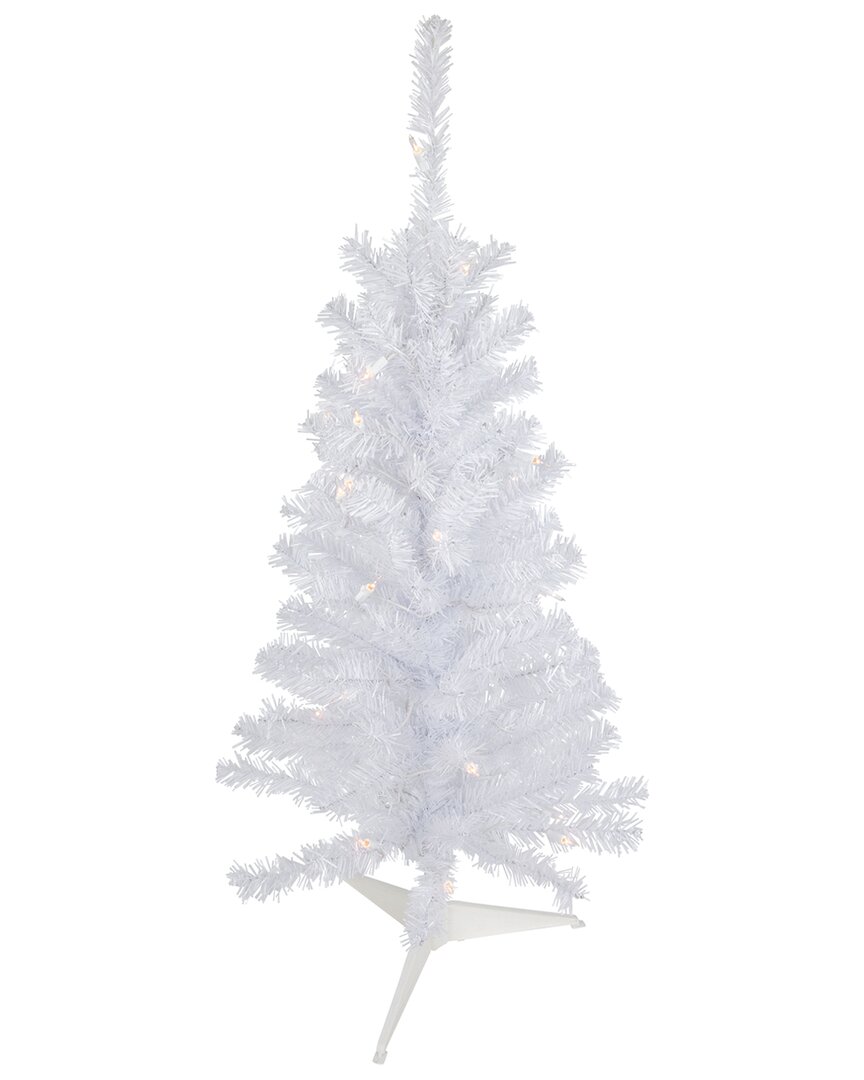 Northlight 3ft Pre-lit Woodbury White Pine Slim Artificial Christmas Tree