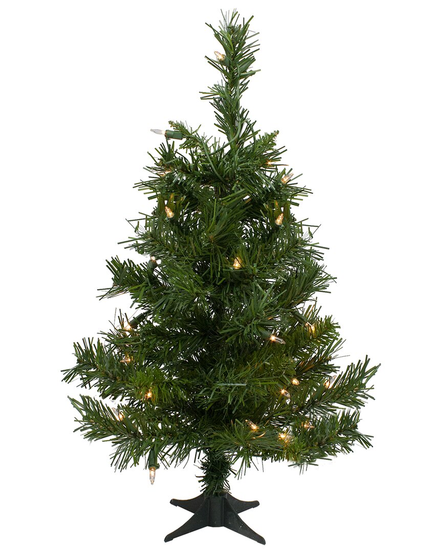 NORTHLIGHT NORTHLIGHT 2FT PRE-LIT MEDIUM ROYAL PINE ARTIFICIAL CHRISTMAS TREE
