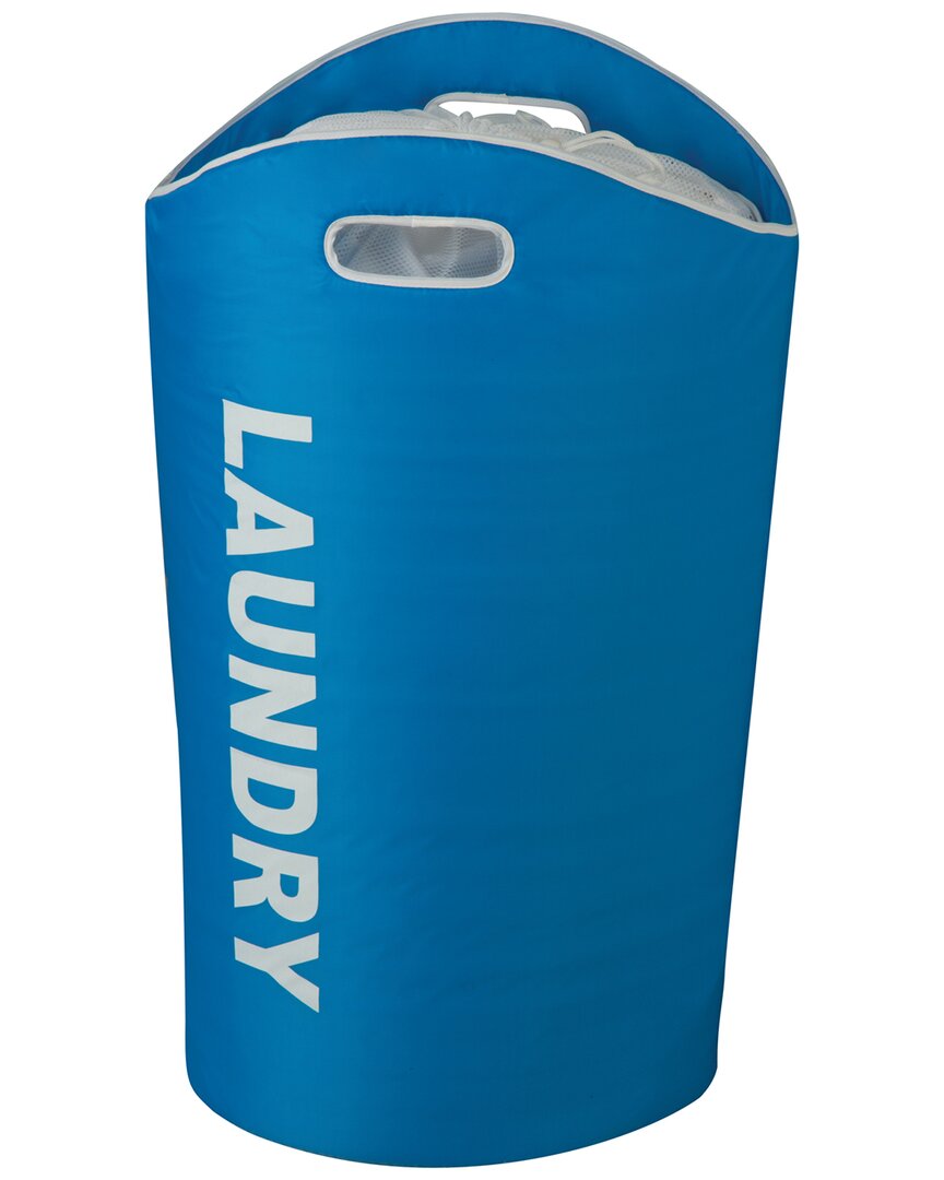 Honey-can-do Laundry Hamper With Handles In Blue