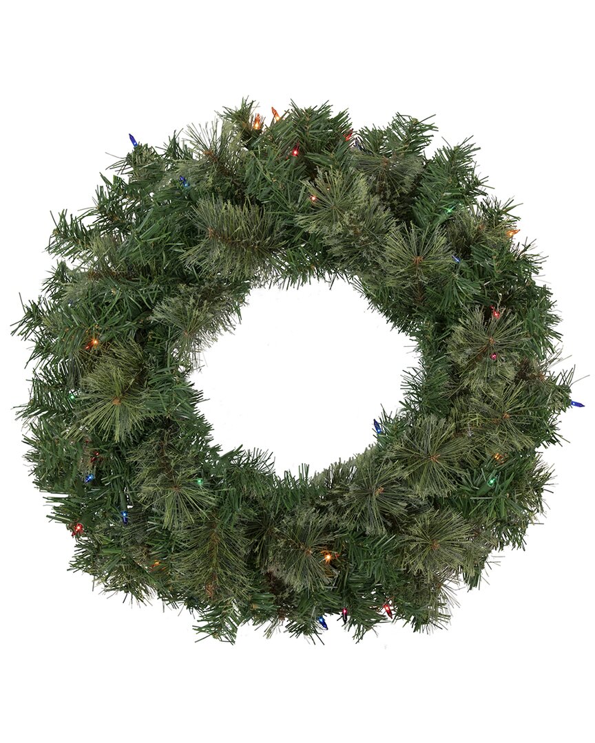 Northlight Pre-lit Oregon Cashmere Pine Artificial Christmas Wreath