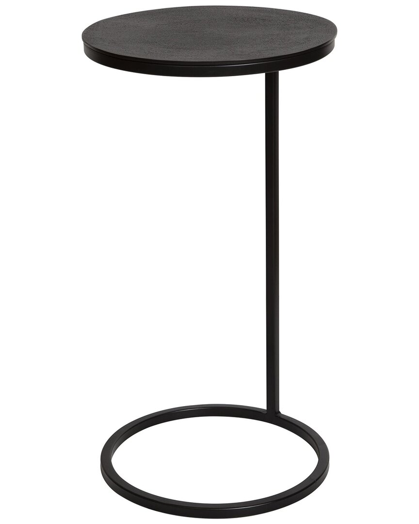 Uttermost Brunei Round Accent Table In Black