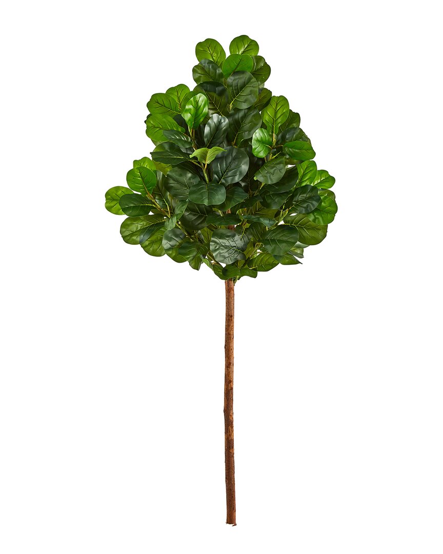 Nearly Natural 6.5ft Artificial Fiddle Leaf Tree In Green