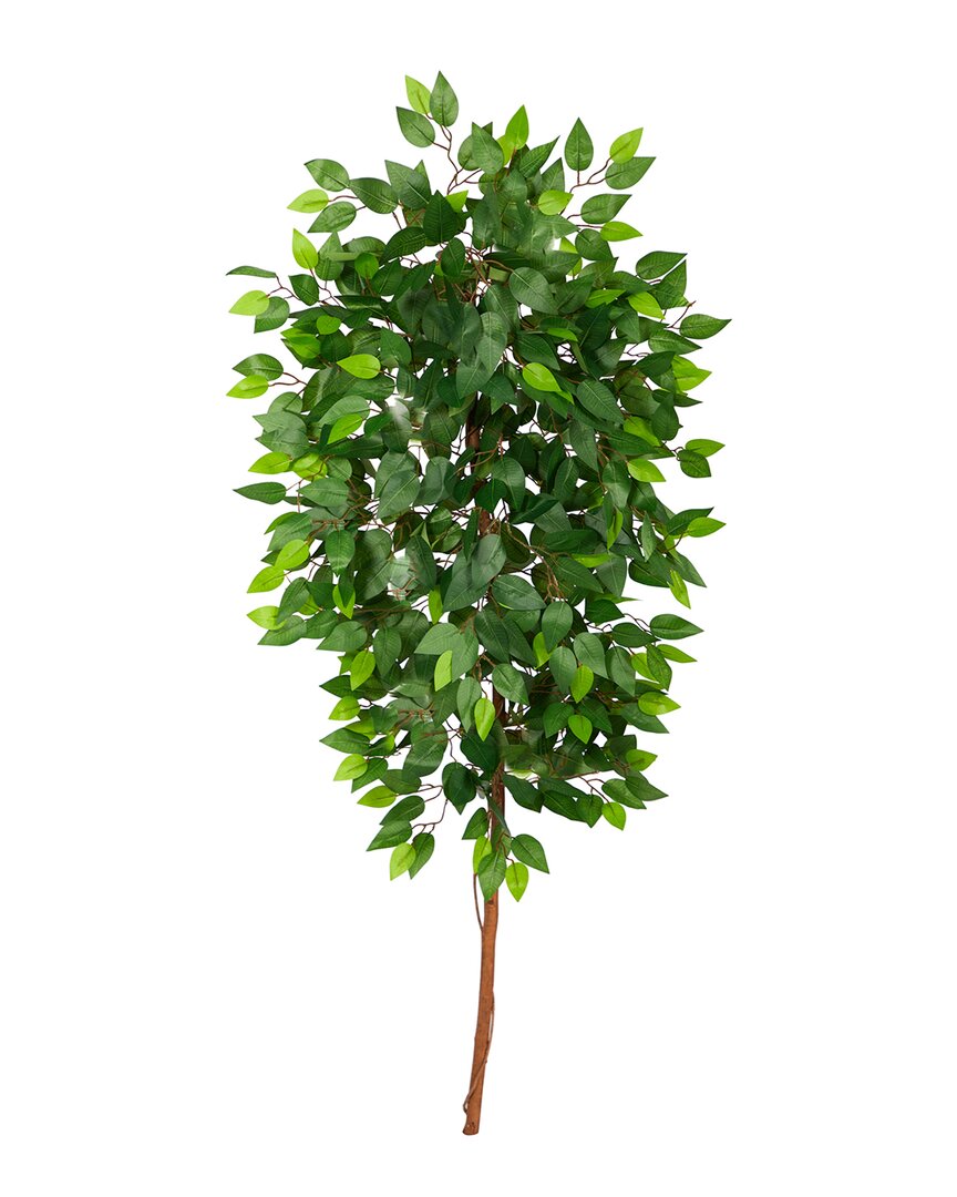 Nearly Natural 5ft Artificial Ficus Tree In Green