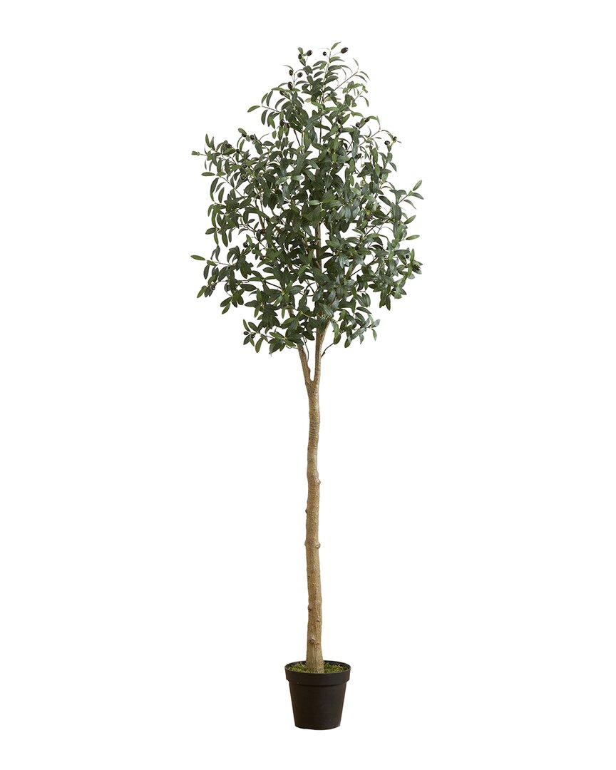 Nearly Natural 7ft Artificial Olive Tree In Green