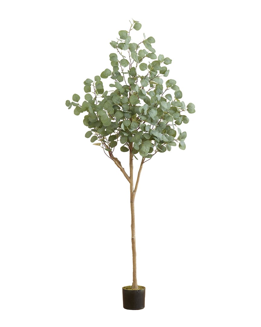 Nearly Natural 6ft Artificial Eucalyptus Tree In Green